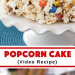 Get ready for an awesome movie or date night with this Popcorn Cake! It tastes better than anything you can find in a movie theater, and it looks fantastic.