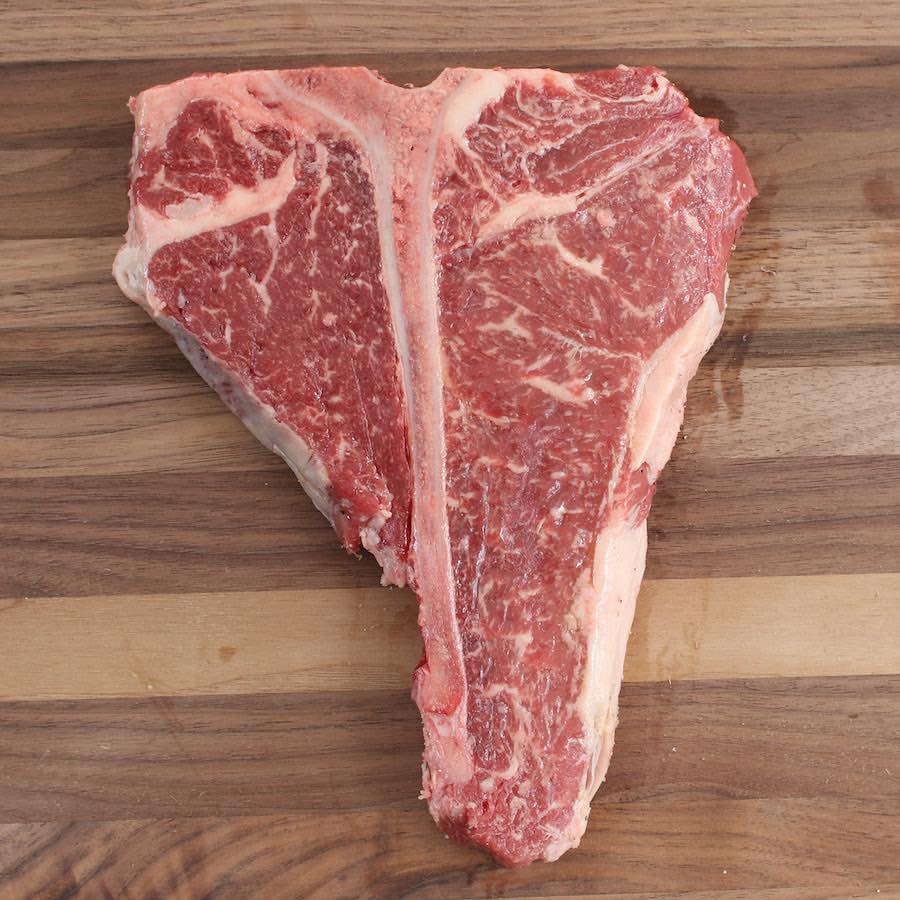 Raw Porterhouse Steak