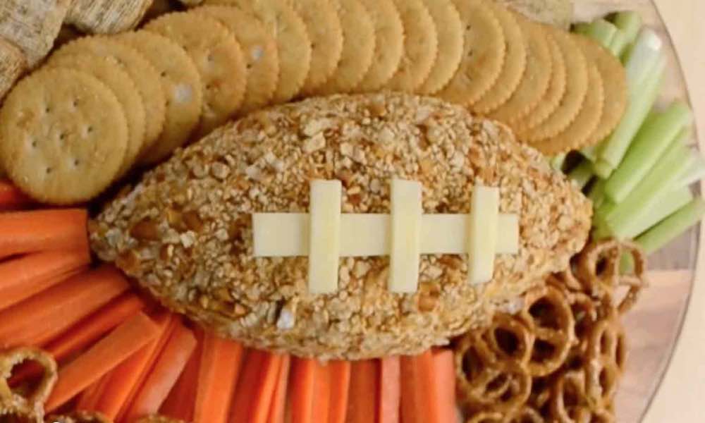 This Pretzel Cheese Football is a fun recipe for game day