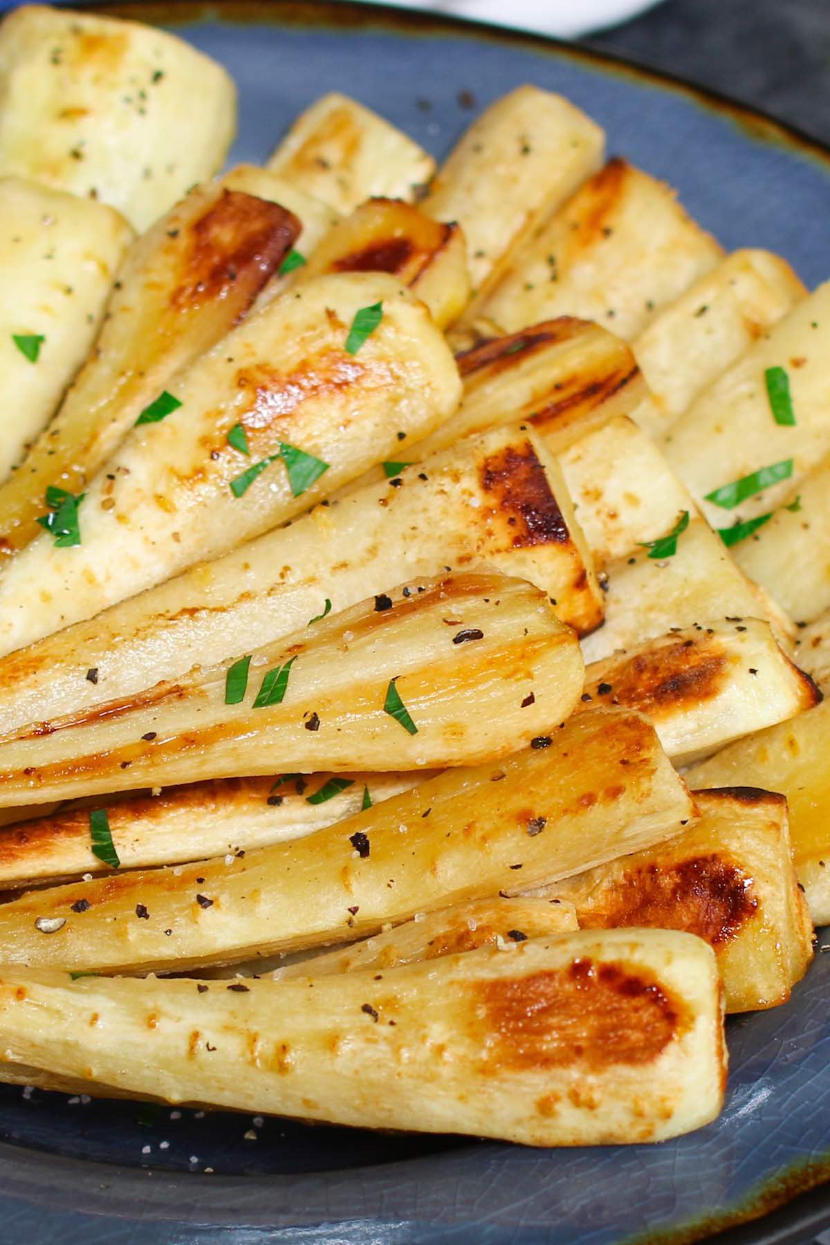 steamed parsnips