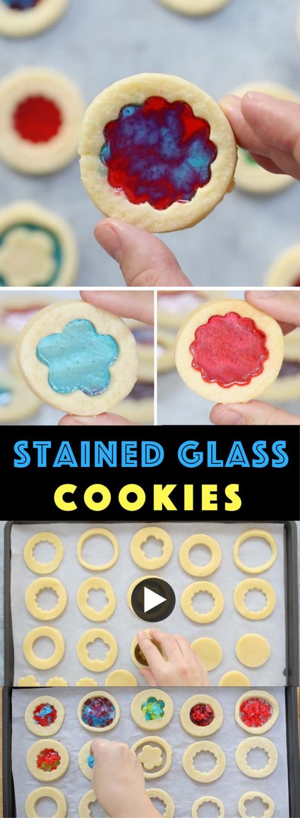 Stained Glass Cookies {So Festive and Easy to Make + Video!} TipBuzz