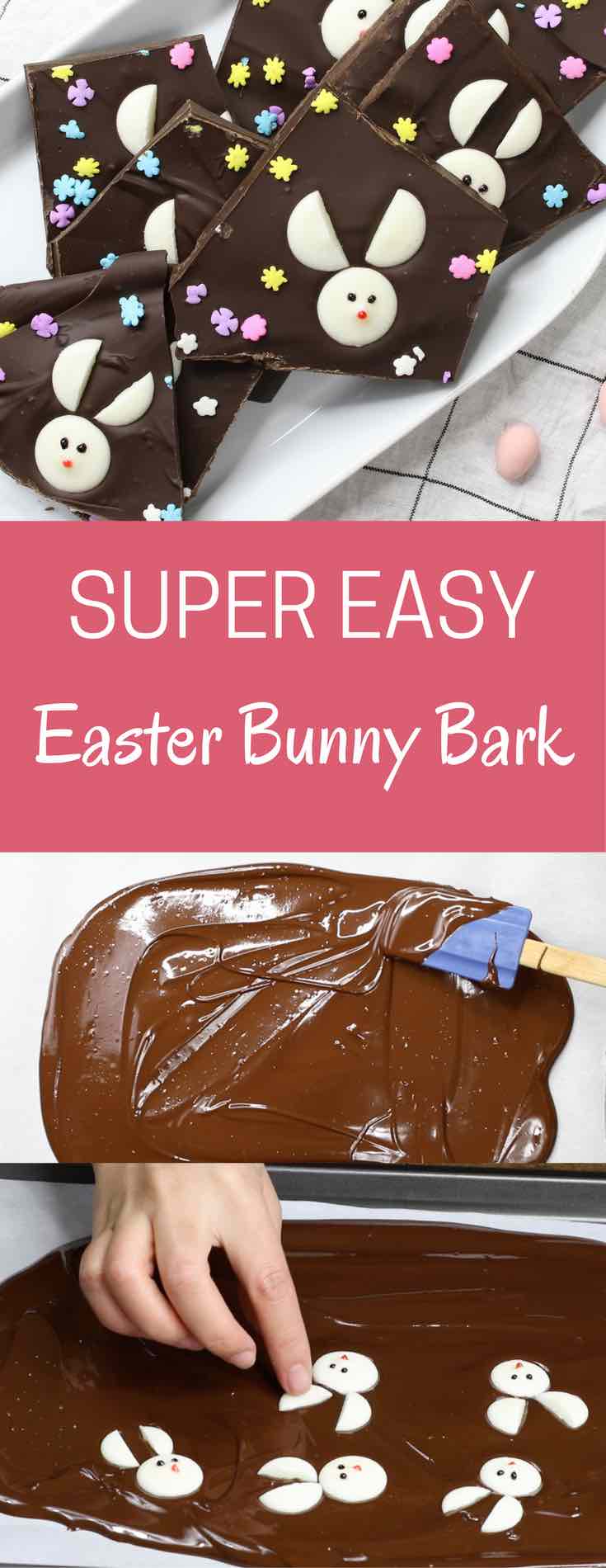 Chocolate Easter Bark (3 Ingredient) - TipBuzz