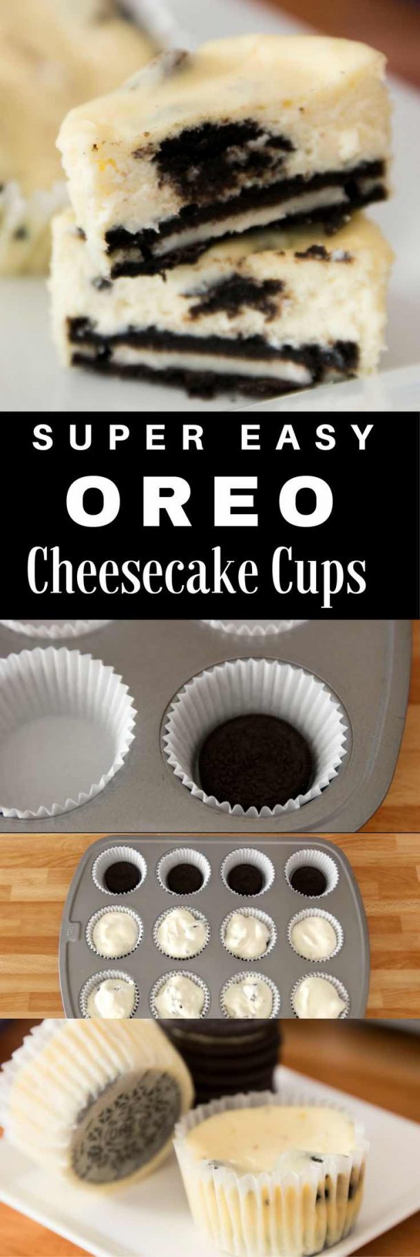 Mini Oreo Cheesecake Cupcakes - TipBuzz