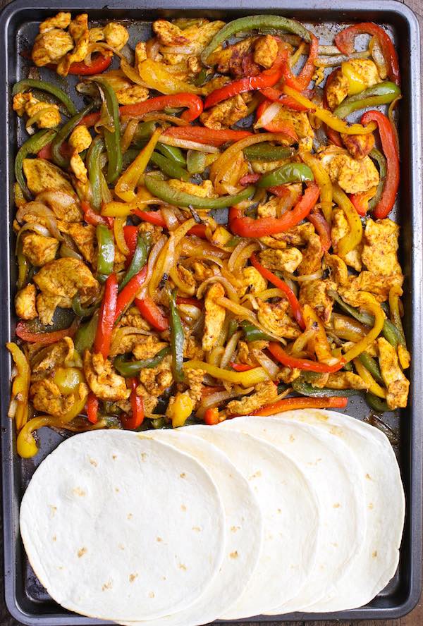 Best Sheet-Pan Chicken Fajitas Recipe - How To Make Sheet-Pan Chicken  Fajitas