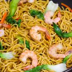 This Shrimp Chow Mein is a quick and easy one pot meal, loaded with sizzling shrimp, flavorful vegetables and fried noodles. It’s so delicious and you will find yourself making it again and again as a quick weeknight dinner!