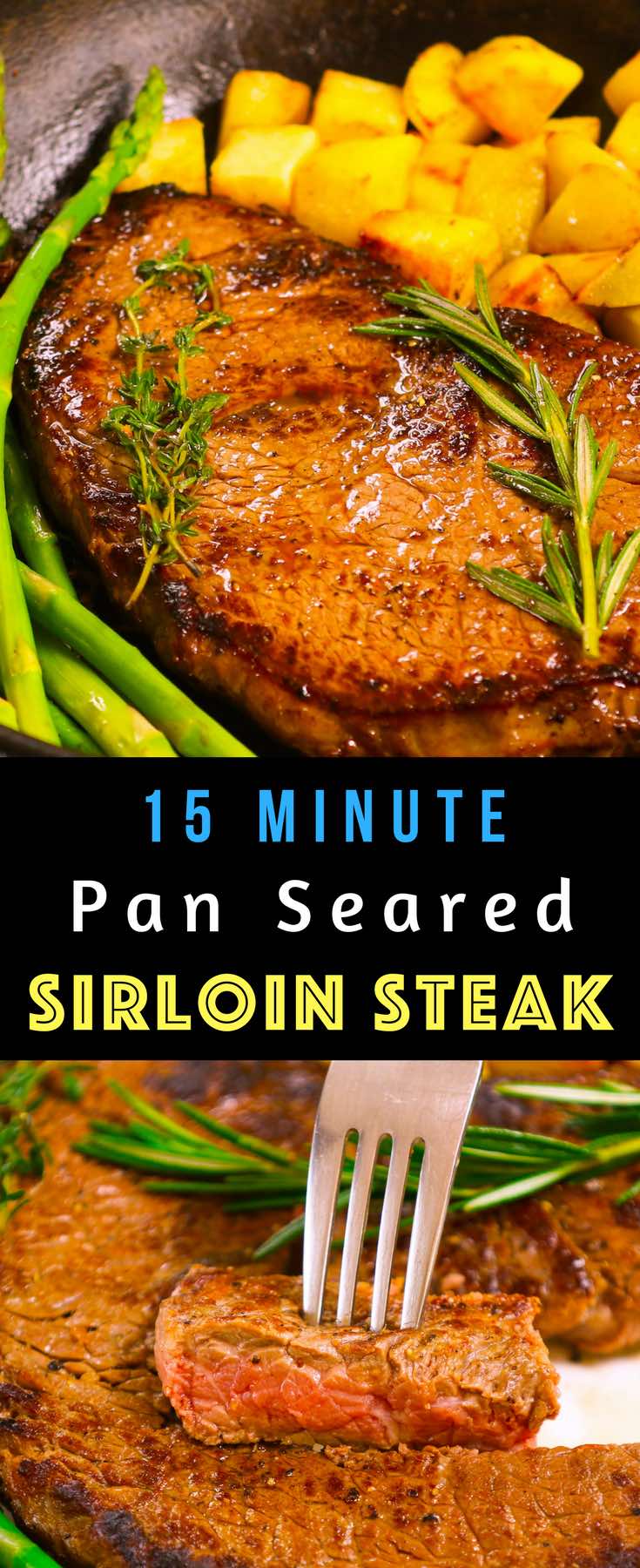 Pan Seared Sirloin Steak - TipBuzz