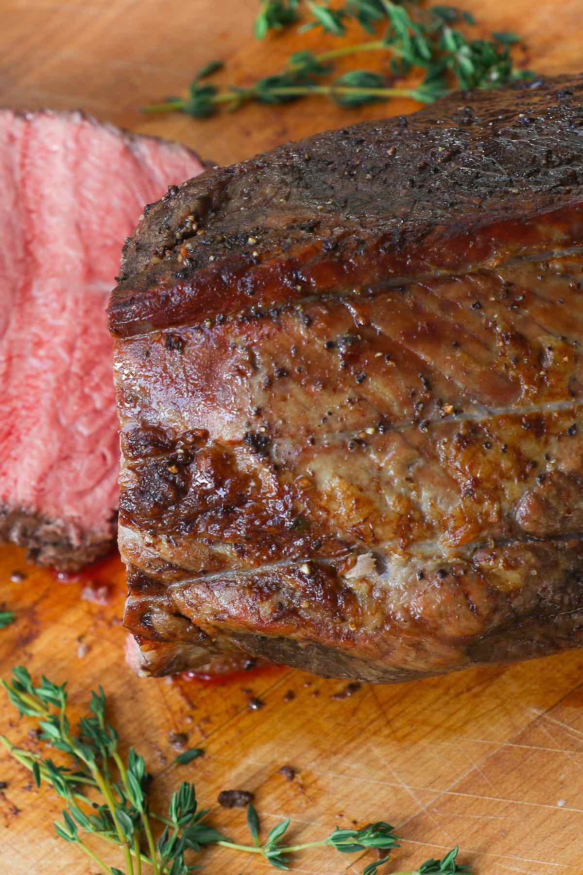 Sirloin tip roast outlet cooking time per pound