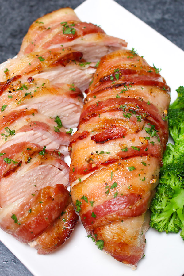 Bacon wrapped stuffed discount chicken breast instant pot