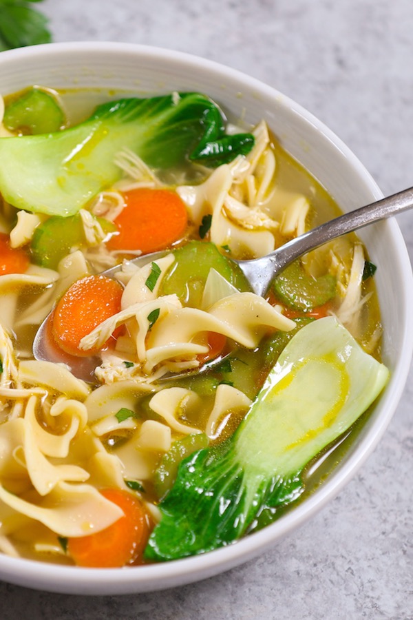 Slow Cooker Chicken Noodle Soup Recipe | TipBuzz