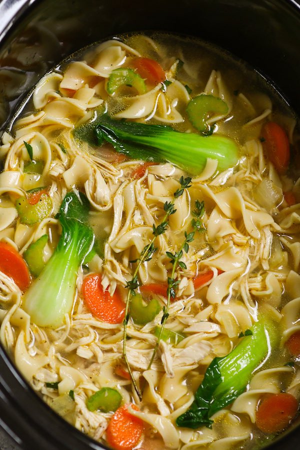 Slow Cooker Chicken Noodle Soup