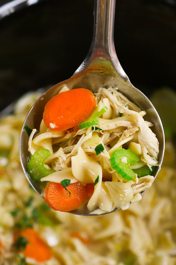 Slow Cooker Chicken Noodle Soup