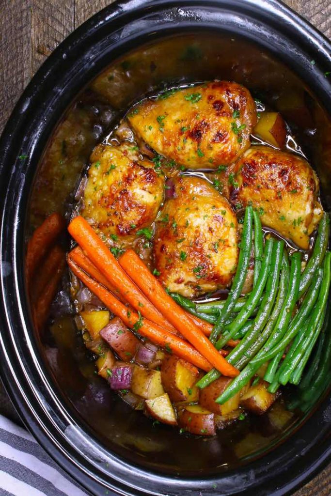Crock Pot Recipe For Boneless Chicken Thighs : Crock Pot Bbq Chicken