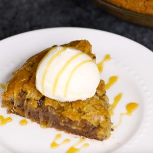 Smores Stuffed Skillet Cookie