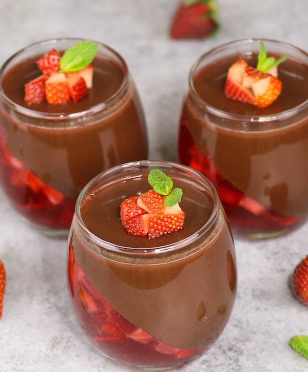 chocolate mousse with gelatin sheets