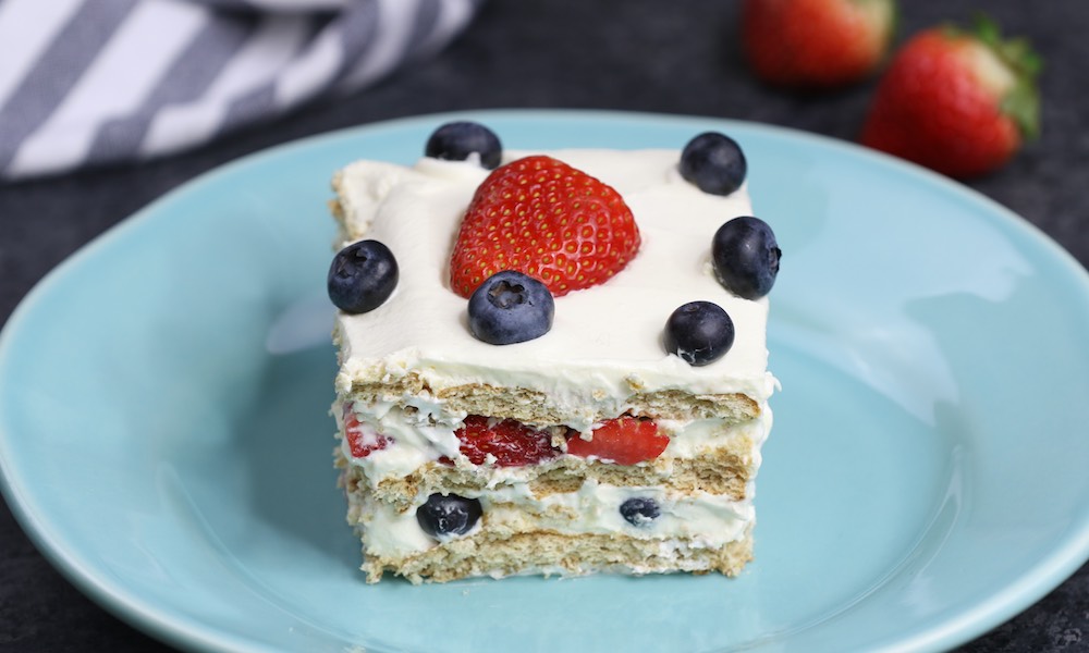 Strawberry Icebox Cake