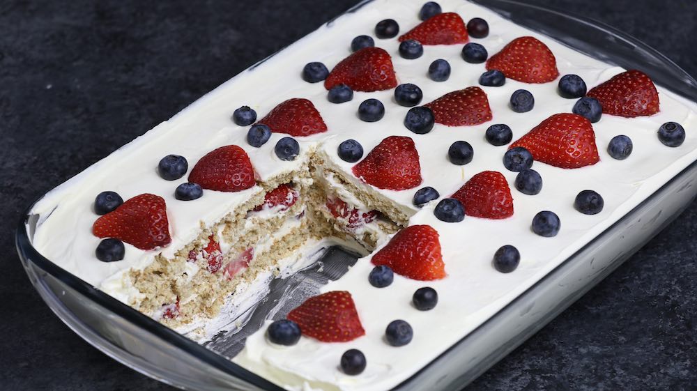 Strawberry Icebox Cake pan