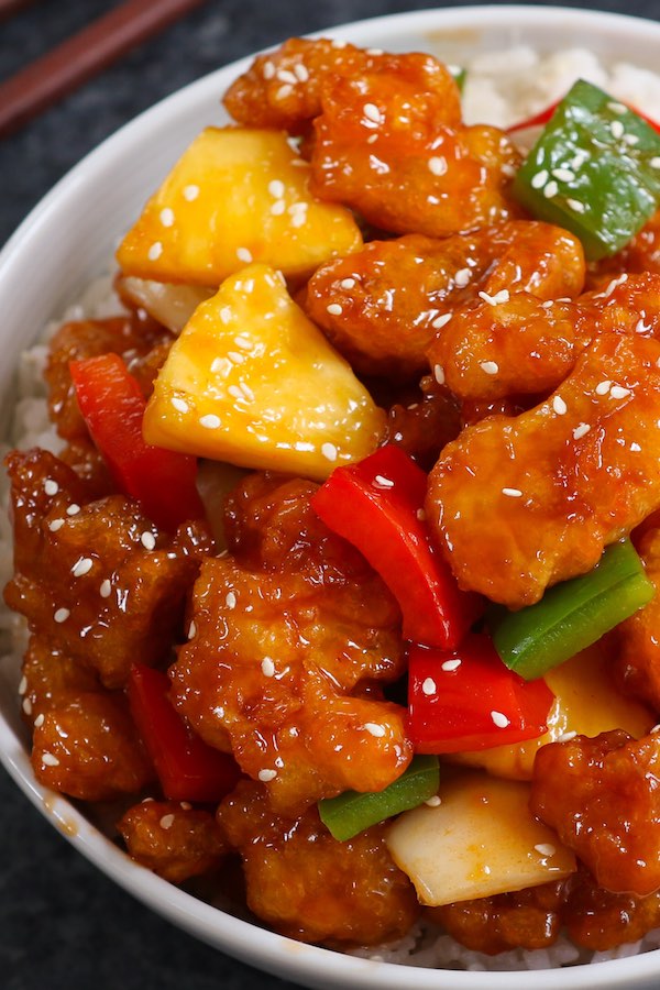 sweet and sour chicken chinese