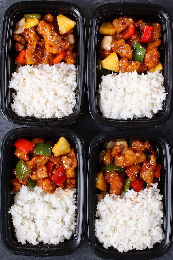 Sweet and Sour Chicken Meal Prep