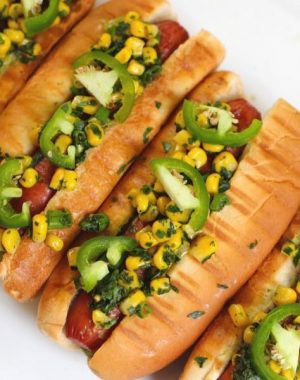These Tex Mex Hot Dogs are fun and easy to make