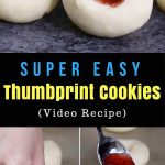 Thumbprint Cookies with 5 fun variations and no chilling required. They are the classic melt-in-your-mouth shortbread cookies and addictive treats for parties, holidays and just everyday and perfect as gifts too. Jam Thumbprint Cookies, Reindeer Thumbprint Cookies, Snowman Thumbprint Cookis, Polar Bear Paw Thumbprint Cookies, and Christmas Thumbprint Cookies