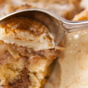 This Cinnamon Roll Apple Streusel recipe is delicious and easy to make