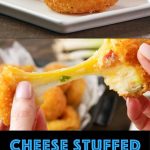 Easy Cheese Stuffed Mashed Potato Balls – crispy, cheesy and packed with bacon and green onion. So delicious! Great for parties, brunch, appetizer or an afternoon snack! Party food, quick and easy recipe. Video recipe.